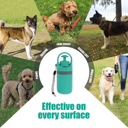 Portable Dog Poop Scooper with Build in Bag Dispenser Lightweight Claw Poop Scooper for Dogs Cat Pet Cleaner Tool