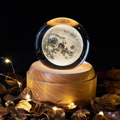 Simple Creative Crystal Ball Moon Light Starry Sky Galaxy Night Light For Friends, Girlfriends, Birthday Gifts, Graduation Gifts