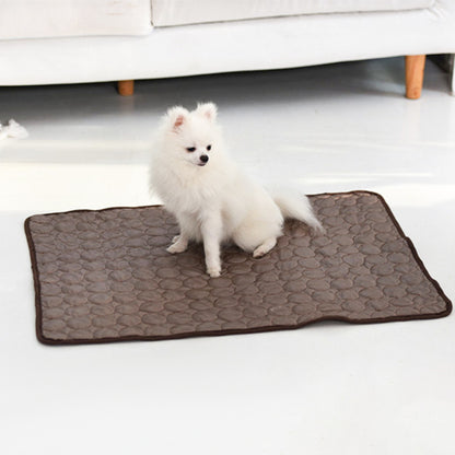 Summer Cooling Pet Sleeping Ice Silk Mat