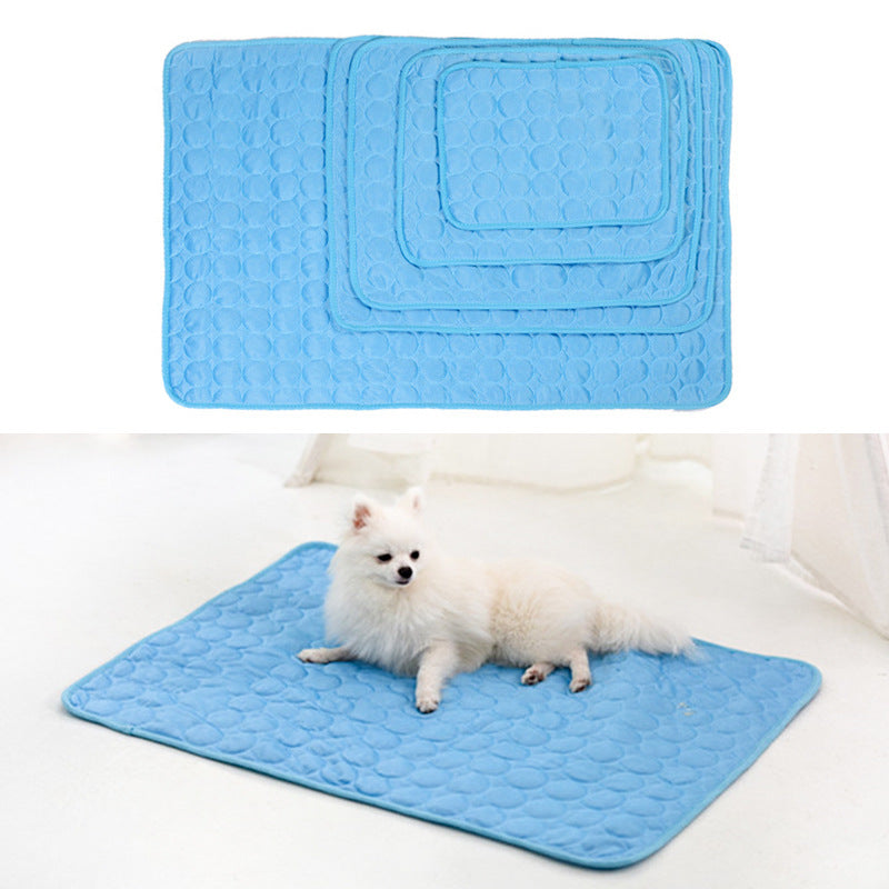 Summer Cooling Pet Sleeping Ice Silk Mat