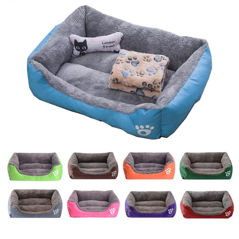 Winter Warm Large Dog Sofa Bed Dog Kneel Cat Mats House Cushion Pet Dog Bed Dog House Soft Nest Dog Baskets Bed for Cat Puppy