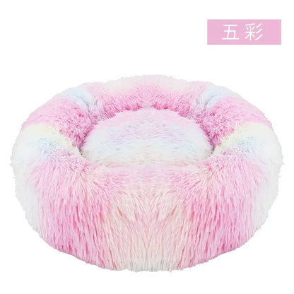 Dog Bed and Cat Bed: Round Plush Mat Sofa