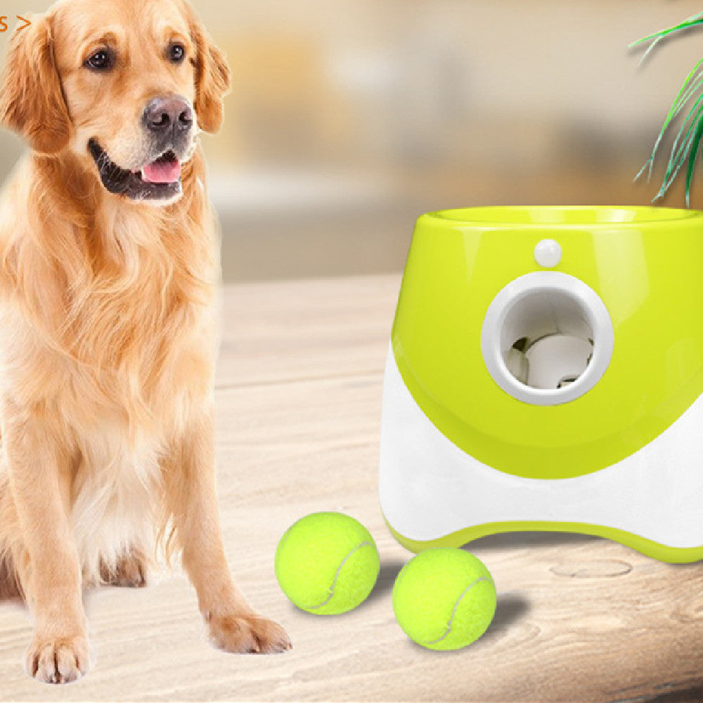 Pet Thrower Outdoor Elastic Tennis Launcher (Pet toy)