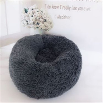 Round Long Hairy Autumn And Winter Nest Pad Cat Mattress