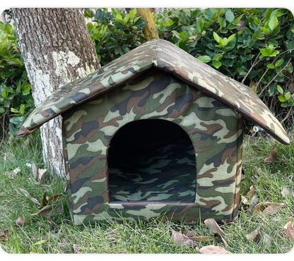 Outdoor Waterproof Wandering Cat Nest Winter Warm Outdoor Foldable Removable Washable Cat House Kennel