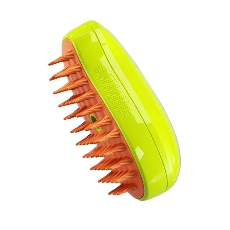 3 In 1 Electric Steamy Pet hair Brush with Massage