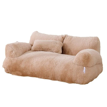 Luxury Winter Warm Cat Bed Sofa - Cozy Pet Bed for Small to Medium Dogs and Cats 