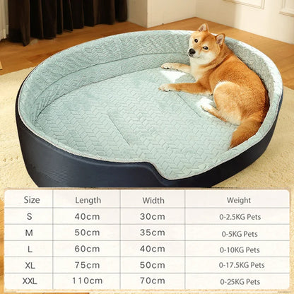 All-Season Universal Pet Dog Bed - Extra Large Size for Big Dogs - Soft Sofa Kennel for Dogs and Cats - Warm and Cozy Pet Bed - S-XXL