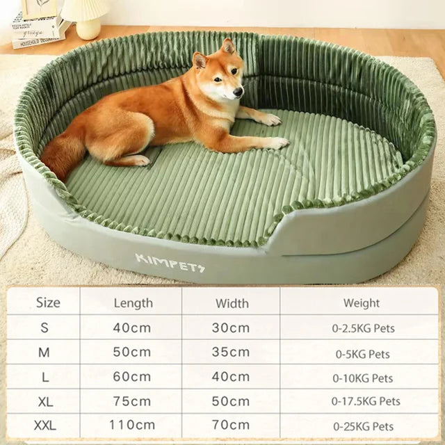 All-Season Universal Pet Dog Bed - Extra Large Size for Big Dogs - Soft Sofa Kennel for Dogs and Cats - Warm and Cozy Pet Bed - S-XXL