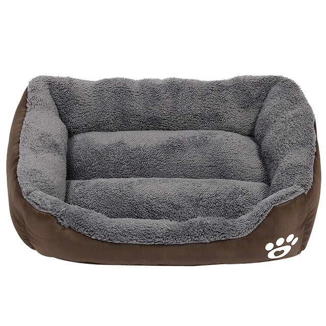 Cozy Pet Sofa Dog Bed - Soft Fleece, Warm and Waterproof Bottom - Ideal for Dogs and Cats of All Sizes - S to 2XL