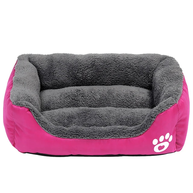 Cozy Pet Sofa Dog Bed - Soft Fleece, Warm and Waterproof Bottom - Ideal for Dogs and Cats of All Sizes - S to 2XL