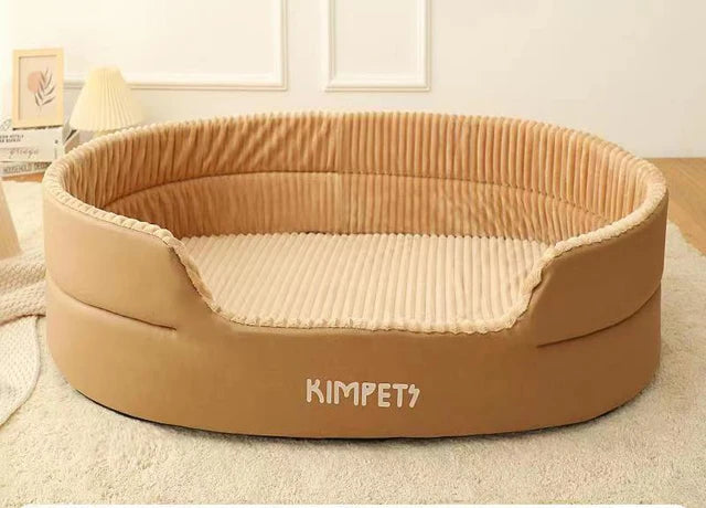 Thickening Warm Pet Cat Bed - Removable Washable Cat Baskets Cushion Mat - Square Plush Kennel for Small to Medium Dogs and Cats