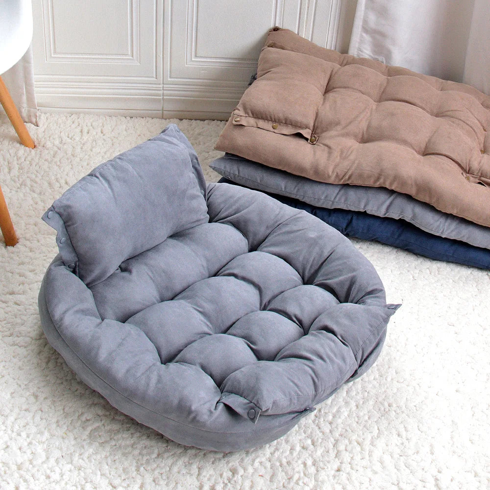 Winter Warm Dog Sofa Bed - Cozy Pet Sleeping House Kennel - Cat Puppy Mattress - Pet House Cushion for Small and Large Dogs