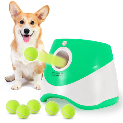 Pet Thrower Outdoor Elastic Tennis Launcher (Pet toy)