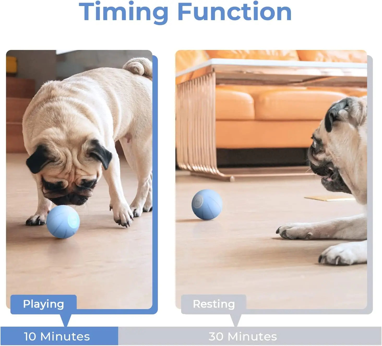 Smart Interactive Dog Toy Ball: Engaging Fun for Small and Medium Breeds (Automatic Moving Bouncing Rolling Ball)