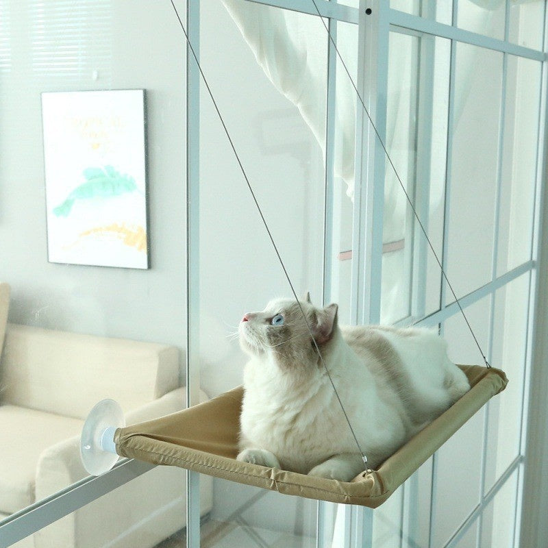 Pet Cat Hammock Suction Cup Sun Hanging Nest Window Glass Swing Balcony Cat Supplies