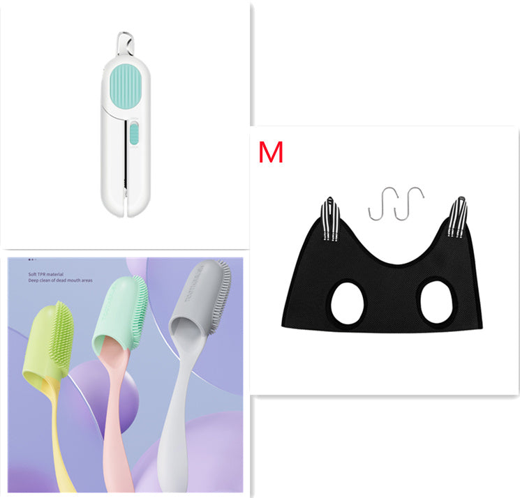 Dog And Cat Nail Clippers, Pet Nail Trimmers With LED Light, And Circular Cut-hole Cat Paw Cutter Dogs Nail Cutter Avoid Excessive Cutting