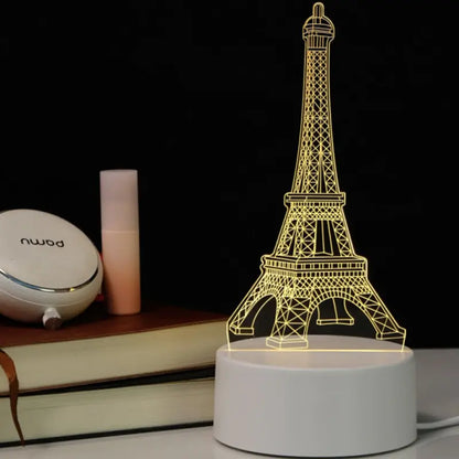 3D Lamp 3 Color Night Light